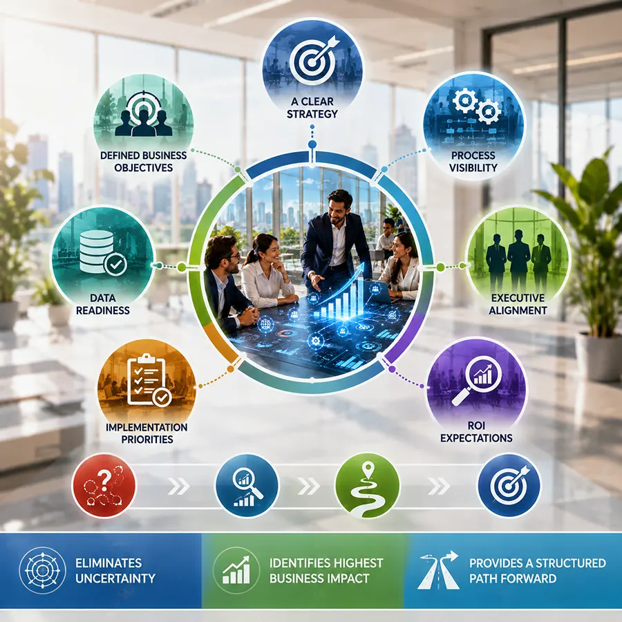 Placeholder image — why start with an AI readiness assessment