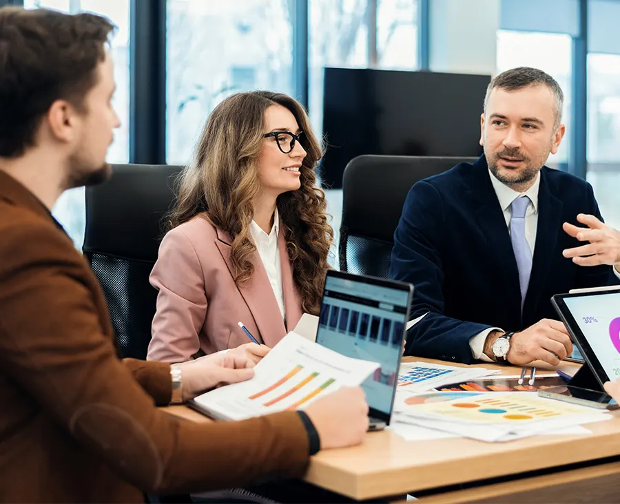 Placeholder image — business challenges into opportunities