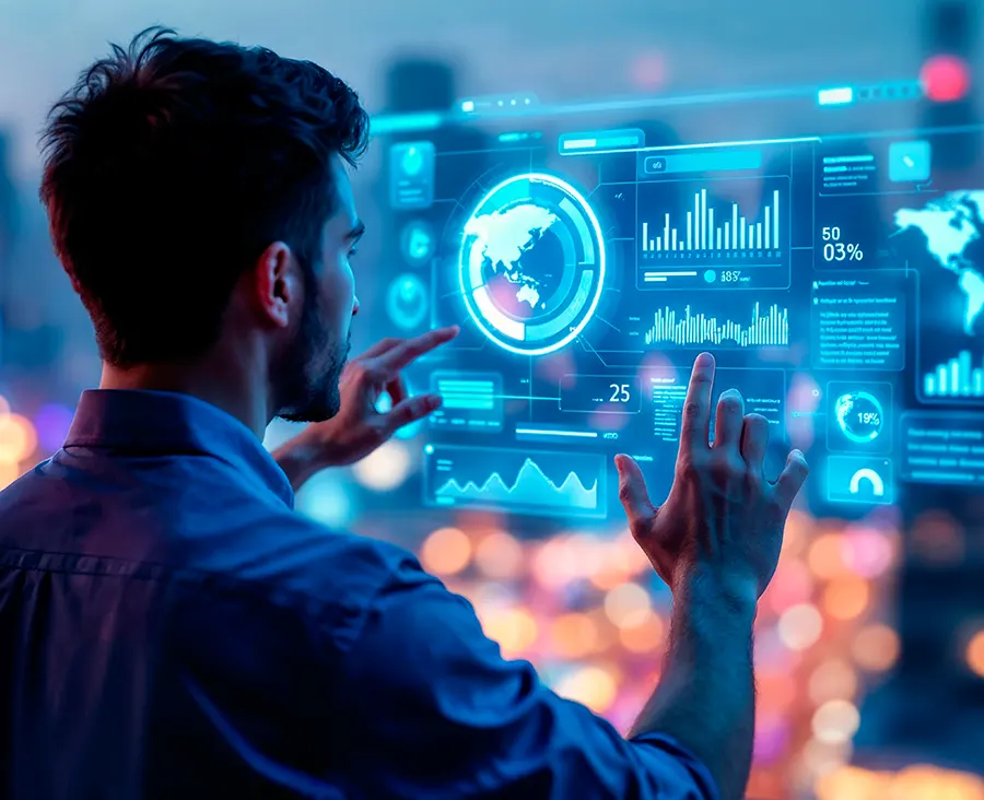 Future of AI in business illustration