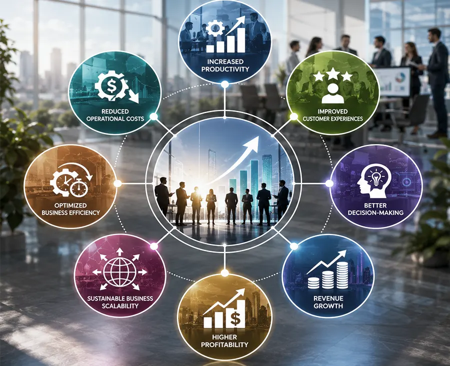Placeholder image — business outcomes leaders care about